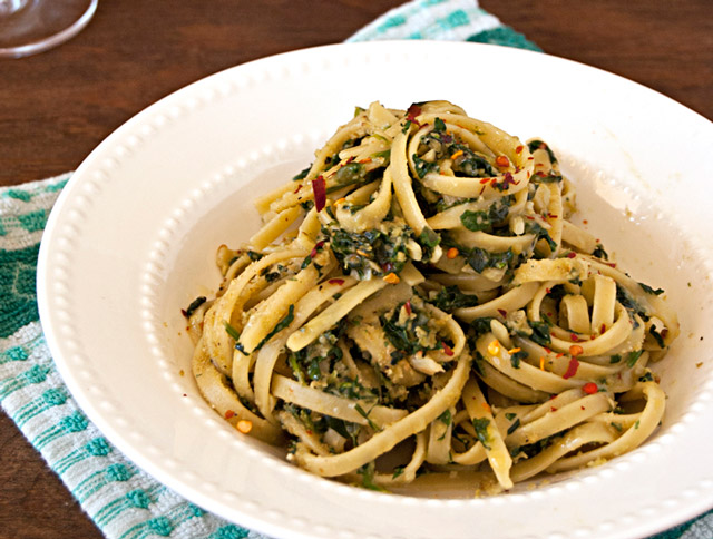 Pasta with Spinach